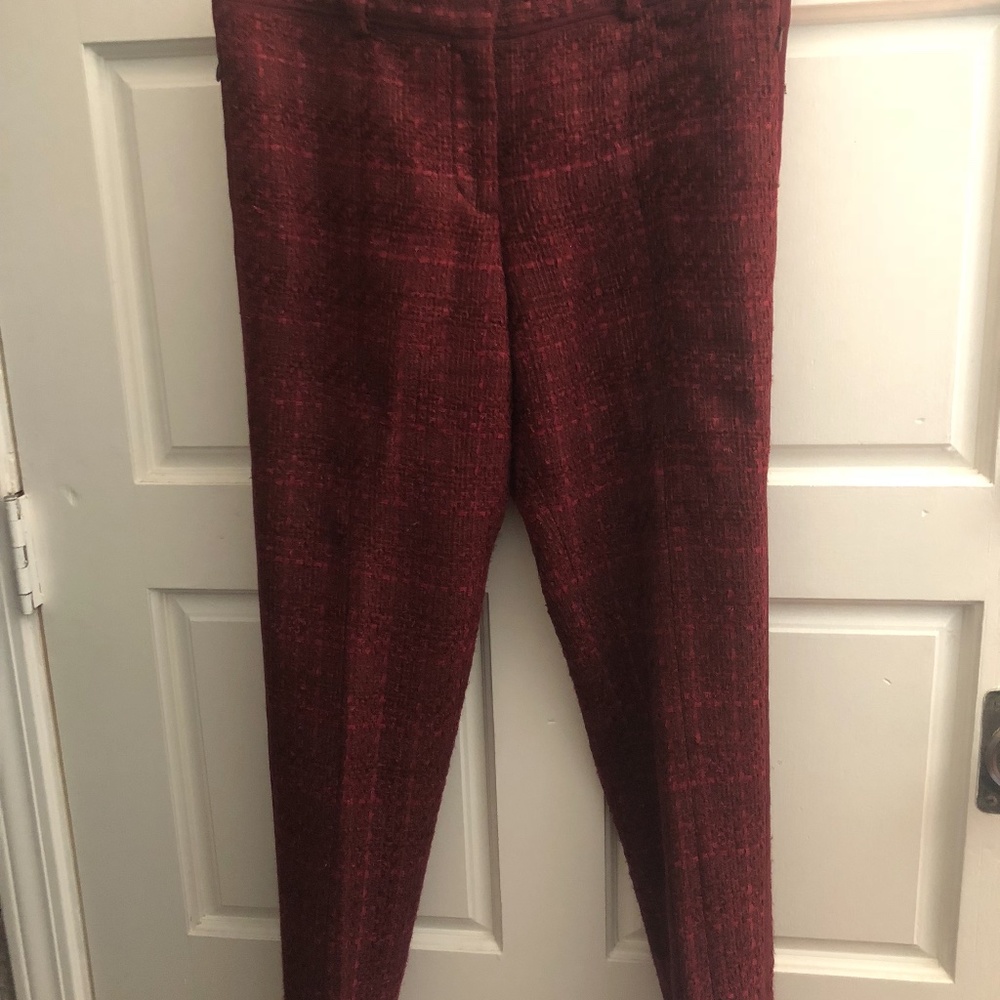 Tory Burch wool tweed pants